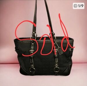 Elegant Black Tote Bag